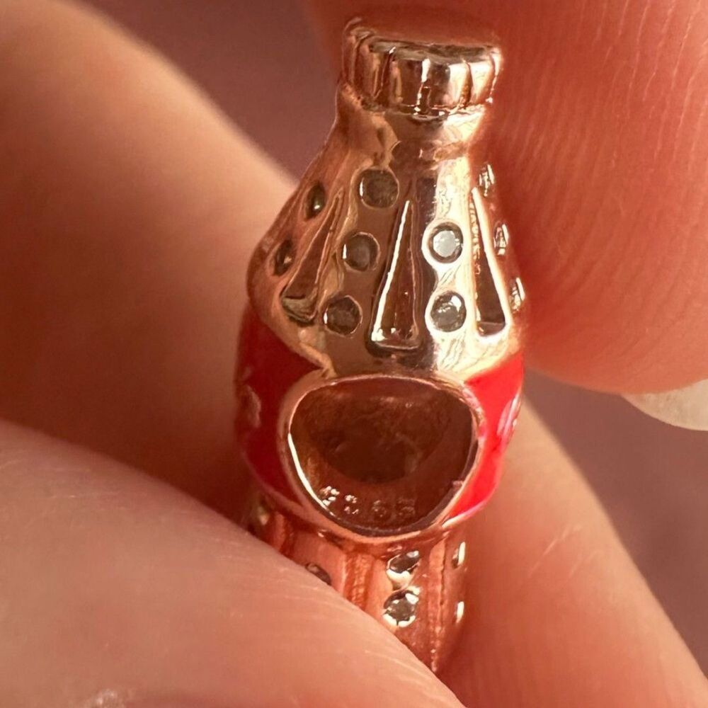 NWOT CocaCola Pandora Fit Silver 925 Charm - Picture 8 of 16